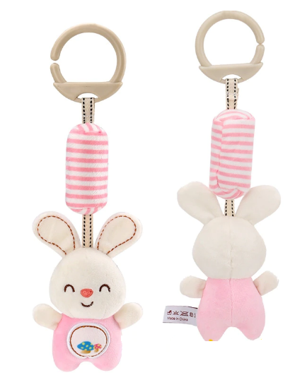 Cute Hanging Rattle Toys 0-24mo