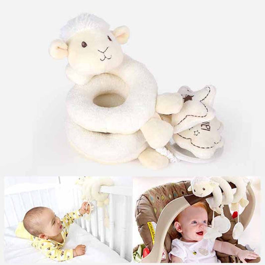 Cute Hanging Rattle Toy 0-24mo